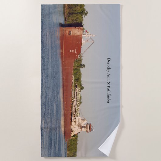 Serviette de plage Dorothy Ann & Pathfinder (Devant)