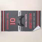 Serviette De Plage Double chiffres ! Parfait Dix ans Anniversaire  (Devant)