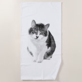 Serviette De Plage Douceur Chaleureuse (Devant)