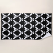 Serviette De Plage Dove avec clé (Devant)