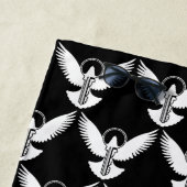 Serviette De Plage Dove avec clé (En situation)