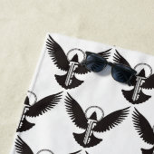 Serviette De Plage Dove avec clé (En situation)