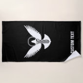 Serviette De Plage Dove avec clé (Devant)