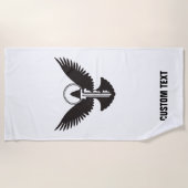 Serviette De Plage Dove avec clé (Devant)