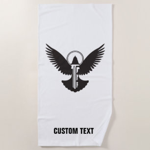 Serviette De Plage Dove avec clé