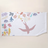 Serviette De Plage Dove Matisse (Devant)