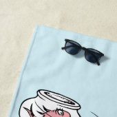 Serviette De Plage Dr Seuss | Chat dans le Casquette & Krinklebine (En situation)