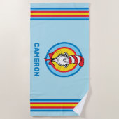 Serviette De Plage Dr Seuss | Chat dans le graphique de la tête du Ca (Devant)