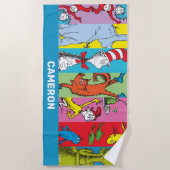 Serviette De Plage Dr. Seuss | Tranche de personnage (Devant)