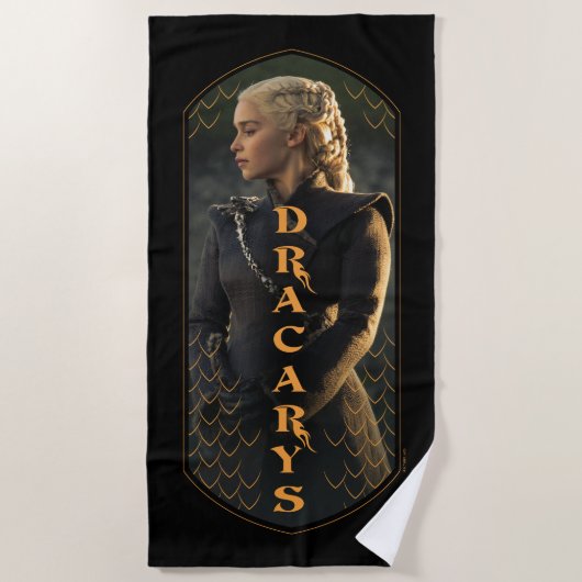 Serviette De Plage "Dracarys" Daenerys Targaryen Graphic (Devant)
