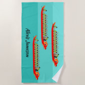 Serviette De Plage Dragon Boat Racing (Devant)