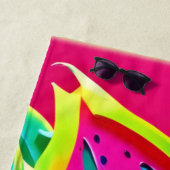 Serviette De Plage Dragon Fruit Dream (En situation)