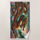 Serviette De Plage Dragon impérial (Devant)