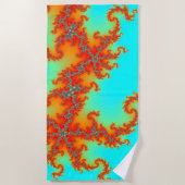 Serviette De Plage Dragon Tail Fractal (Devant)
