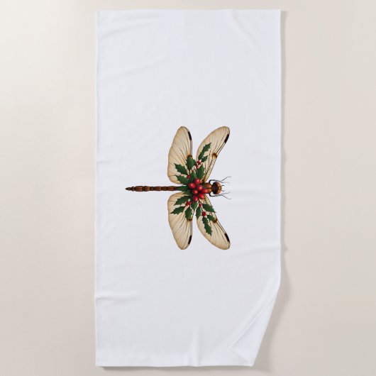 Serviette De Plage Dragonfly à ailes Holly (Devant)