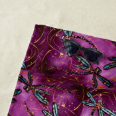 Serviette De Plage Dragonfly Bourgogne Flit Beach Towne (En situation)