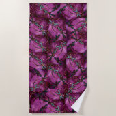 Serviette De Plage Dragonfly Bourgogne Flit Beach Towne (Devant)