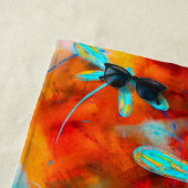 Serviette De Plage Dragonfly Desert Flit (En situation)