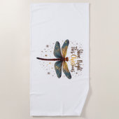 Serviette De Plage Dragonfly Star de Noël (Devant)