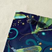 Serviette De Plage Dragonly Turquoise (En situation)