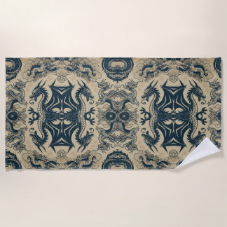 Serviette De Plage Dragons Fantasy Antiquités