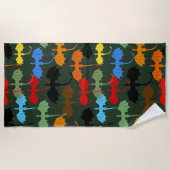 Serviette De Plage Dragons Green Flight Imaginaire (Devant)