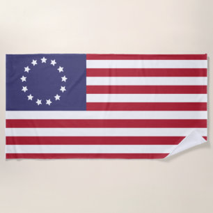 Serviette De Plage Drapeau 1776 américain du drapeau de Betsy Ross