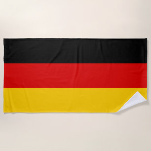 Serviette De Plage Drapeau allemand