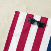 Serviette De Plage Drapeau américain (En situation)