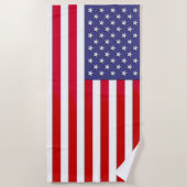 Serviette De Plage Drapeau américain (Devant)