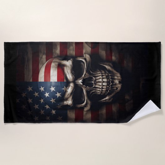 Serviette De Plage Drapeau américain (Devant)