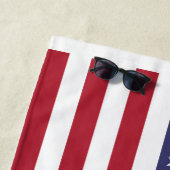 Serviette De Plage Drapeau américain (En situation)
