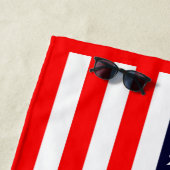 Serviette De Plage Drapeau américain (En situation)