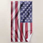 Serviette De Plage Drapeau américain (Devant)