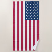 Serviette De Plage Drapeau américain (Devant)