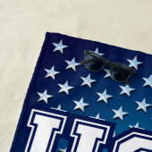 Serviette De Plage Drapeau américain (En situation)