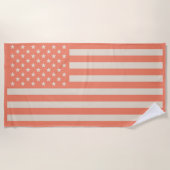 Serviette De Plage Drapeau américain (Devant)
