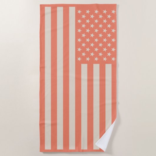 Serviette De Plage Drapeau américain (Devant)