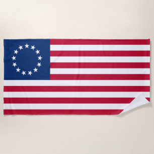 Serviette De Plage Drapeau américain Betsy Ross