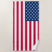 Serviette De Plage Drapeau américain - États-Unis d'Amérique - Patrio (Devant)