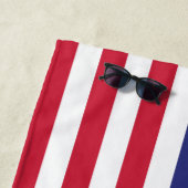 Serviette De Plage Drapeau américain Étoiles patriotiques (En situation)