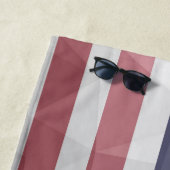 Serviette De Plage Drapeau américain Rouge Blanc Bleu Amérique Mesh g (En situation)