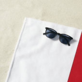Serviette De Plage Drapeau anglais Beach Towel (En situation)