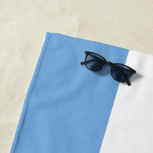 Serviette De Plage Drapeau argentin Beach Towel (En situation)