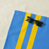 Serviette De Plage Drapeau Aruba Beach Towne (En situation)