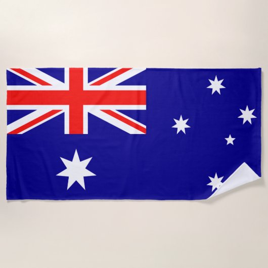 Serviette De Plage Drapeau Australie (Devant)