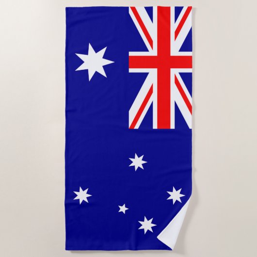 Serviette De Plage Drapeau Australie (Devant)