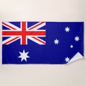 Serviette De Plage Drapeau australien (Devant)