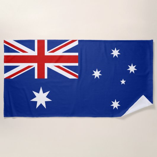 Serviette De Plage Drapeau australien (Devant)
