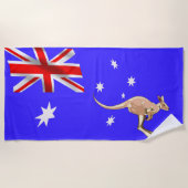 Serviette De Plage Drapeau australien (Devant)